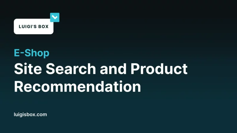 Vyhledávání a doporučování produktů pro váš e-shop